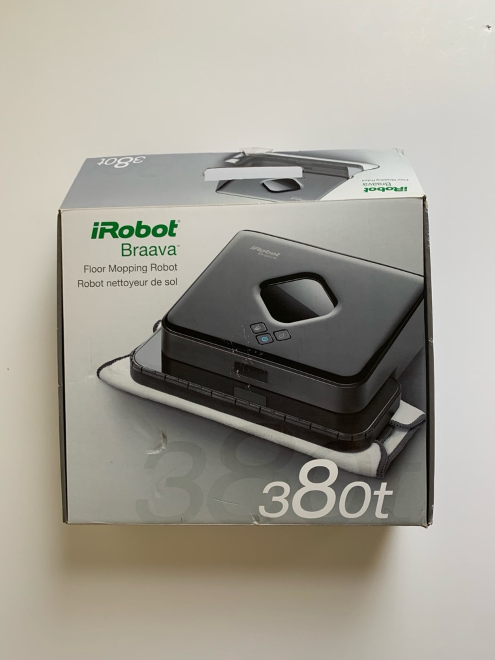 iRobot Braava 380t Floor Mopping Robot - Black